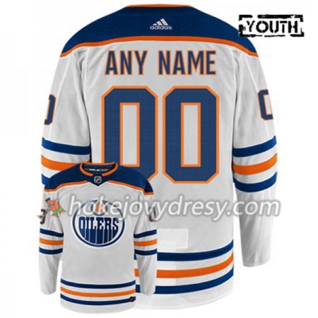 Dětské Hokejový Dres Edmonton Oilers Personalizované Adidas Bílá Authentic